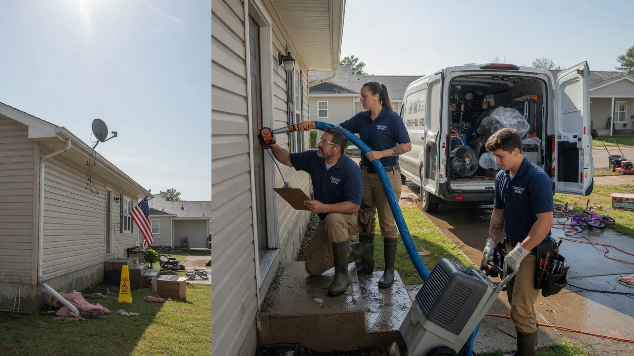 Ceiling Water Damage Restoration in Troutman, NC near me
